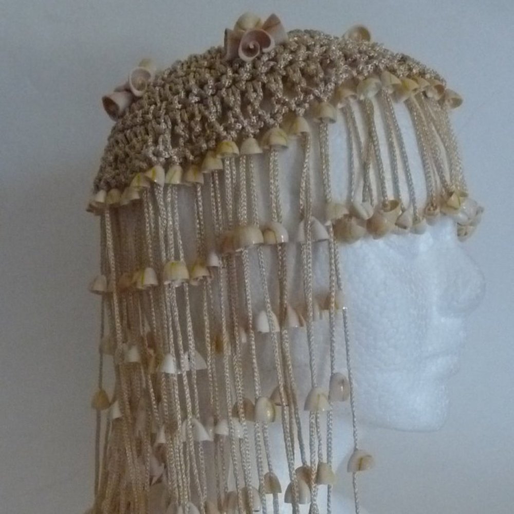 Vintage CLEOPATRA beaded head piece